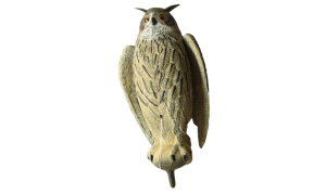 Чучело филин большой с крыльями (серый) 