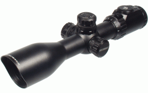 Оптический прицел Leapers AccuShot Precision 3-12x44 AO Compact, MilDot с подсв., кольца 30мм Weaver