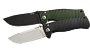Нож LionSteel серии SR-1 Aluminium лезвие 94 мм черное, рукоять - зеленая